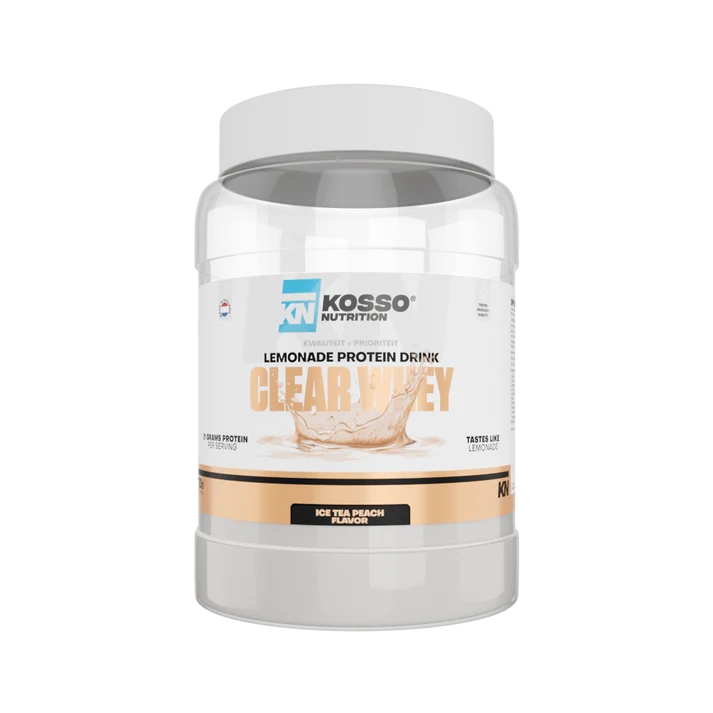 Whey clear icea tea peach from Kosso Nutrition